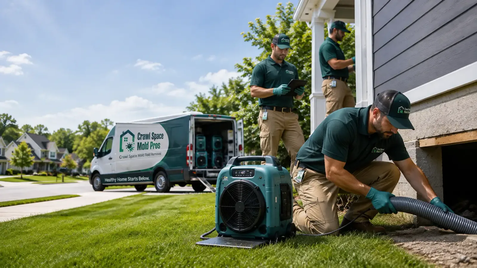 Crawl Space Mold Removal in Victoria, IL